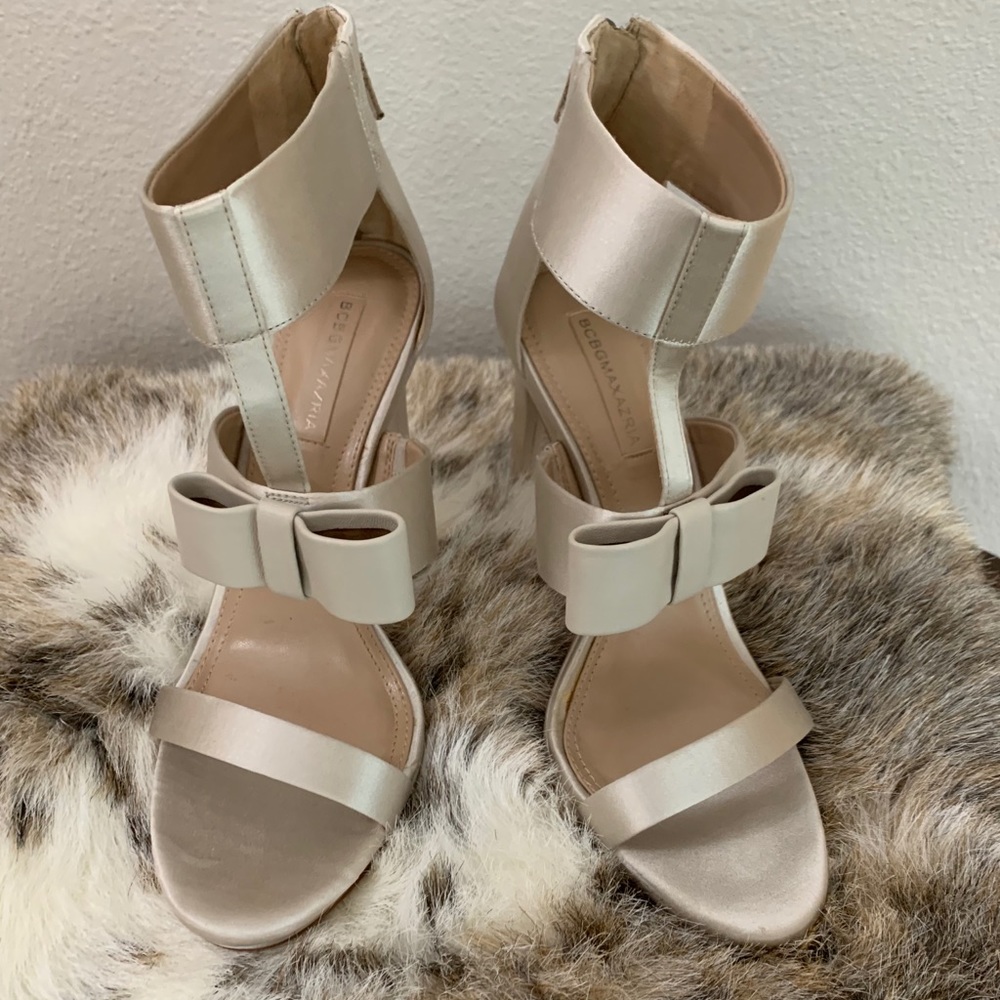 BCBGMaxAria satin shoes